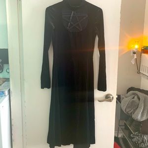 ✨Pentagram dress satanic goth